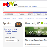 Thumbnail of eBay Canada website