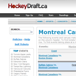 Thumbnail of Hockeydraft.ca website