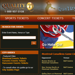 Thumbnail of Quality Plus Tickets website